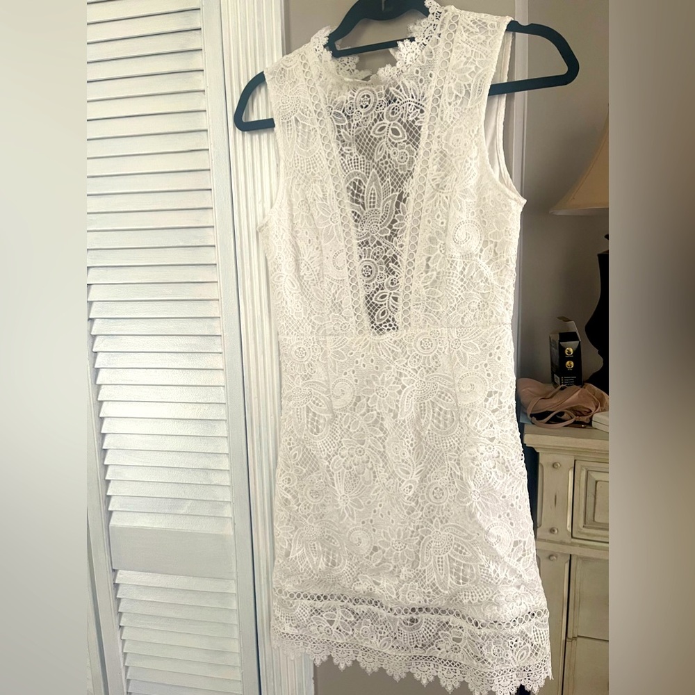 Open back dress